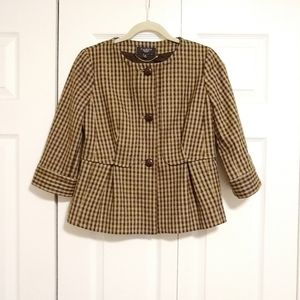 Talbots Wool Tweed Tailored Petit Jacket / Blazer